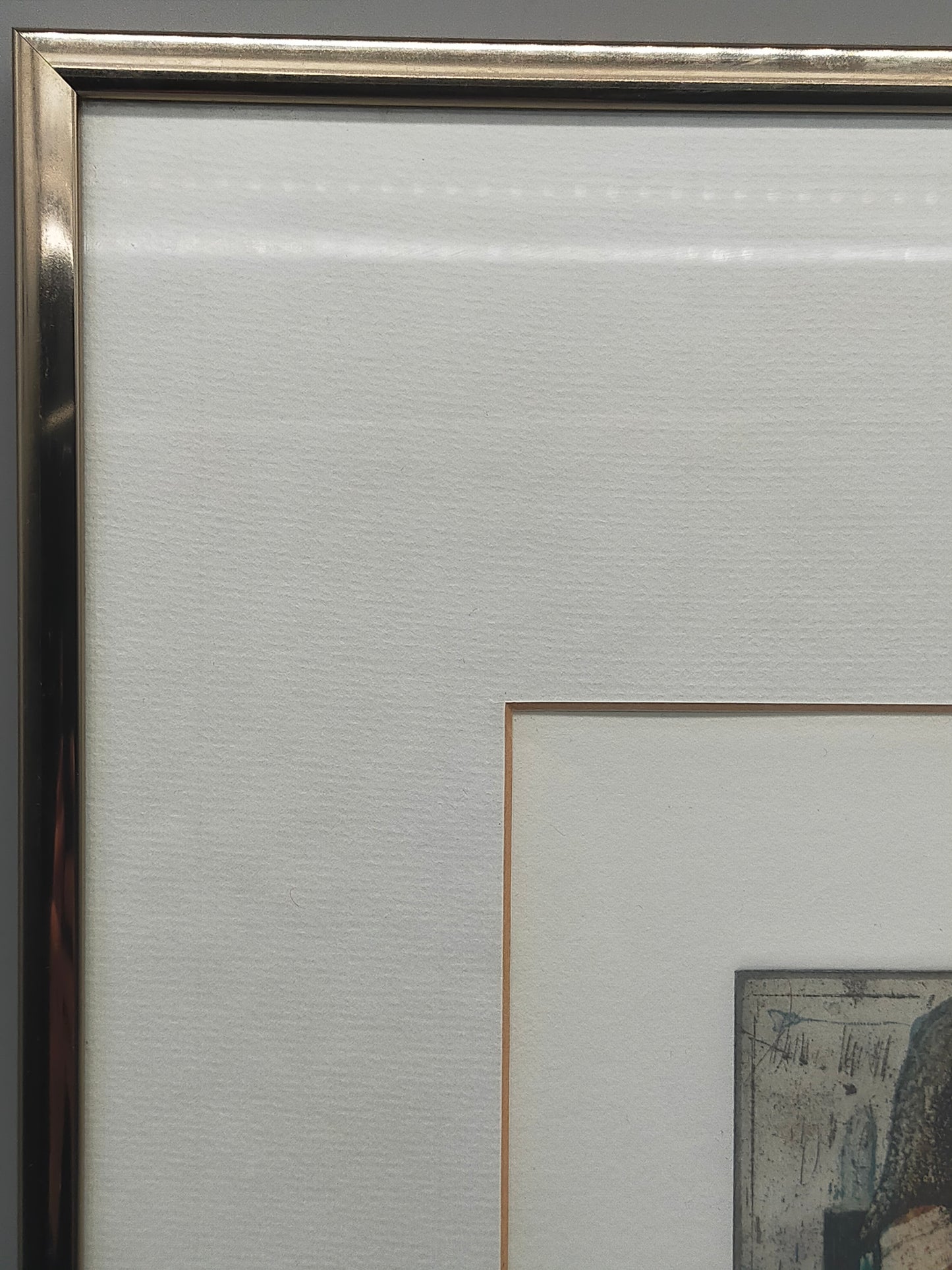 Limitierte Grafik „Zelmer '83“ – Moderner Kunstdruck im Metallrahmen