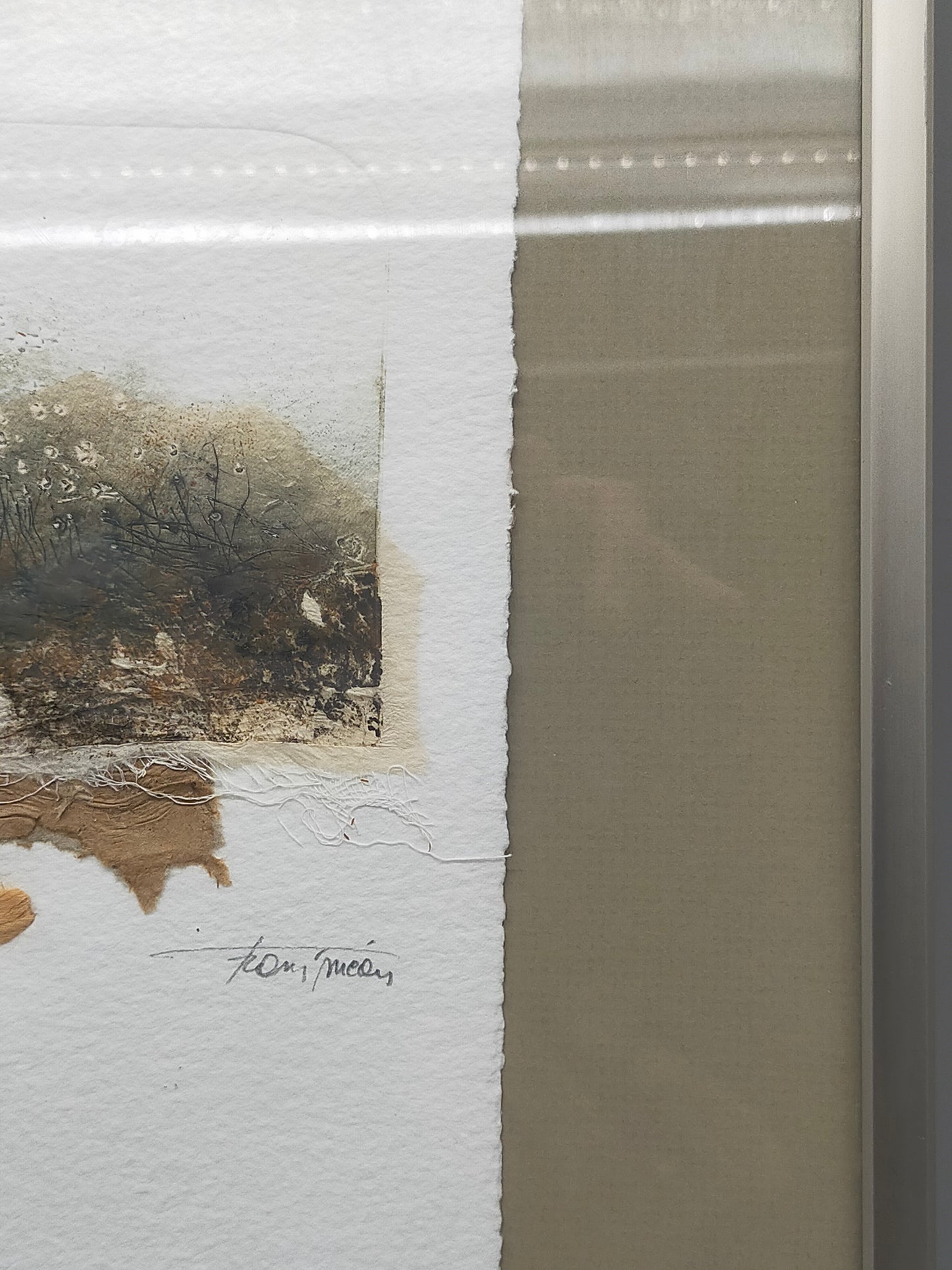 Original Radierung „Le bruit du vent“ – Signierte