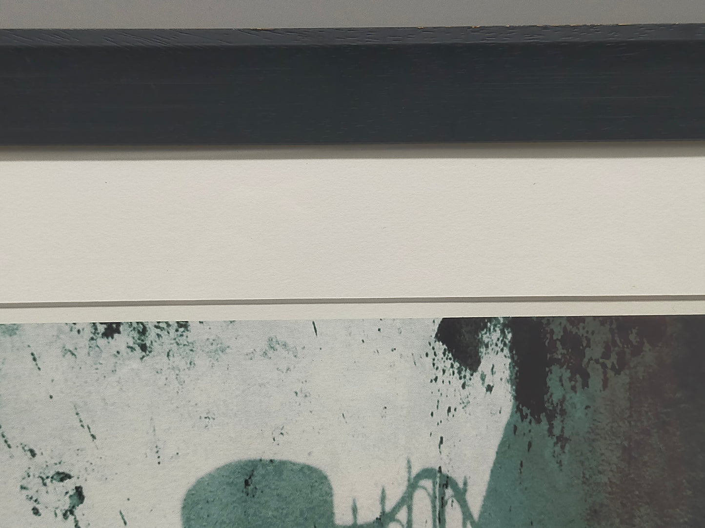 Titel Signierte Fotografie von Rita Casper (2001) – Moderner Holzrahmen Schwarz
