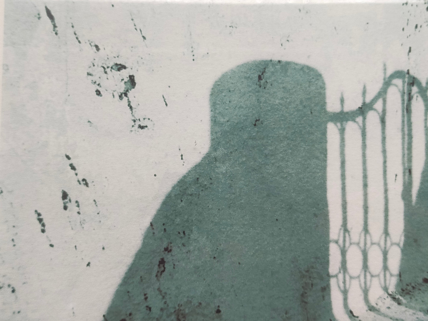Titel Signierte Fotografie von Rita Casper (2001) – Moderner Holzrahmen Schwarz