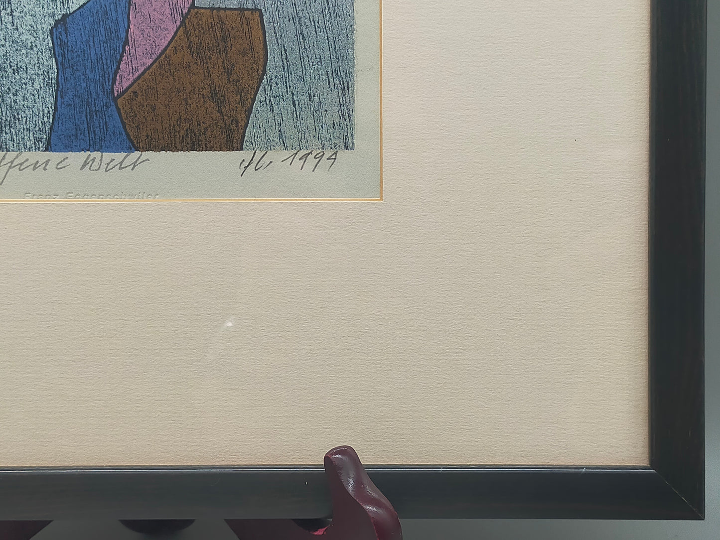 Franz Eggenschwiler „Offene Welt“ 1994 – Signierte