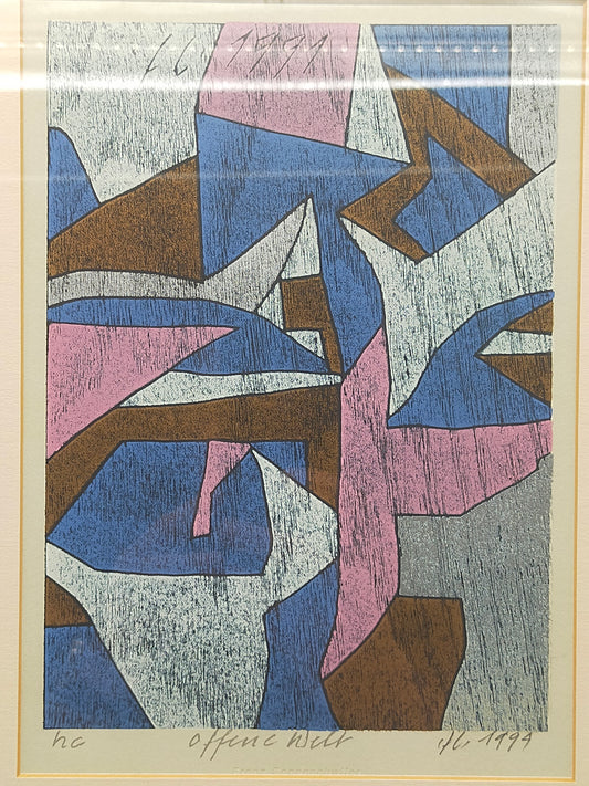 Franz Eggenschwiler „Offene Welt“ 1994 – Signierte