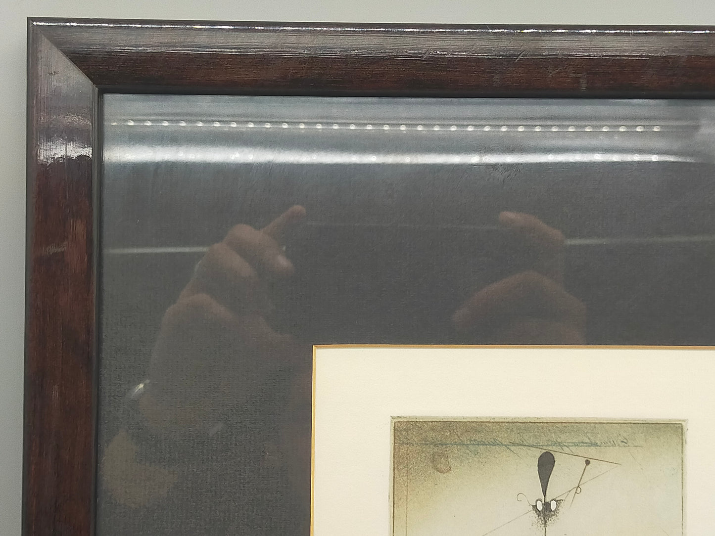 "Theobald" – Handsignierte Original Radierung von Werner, Limitiert 80/100