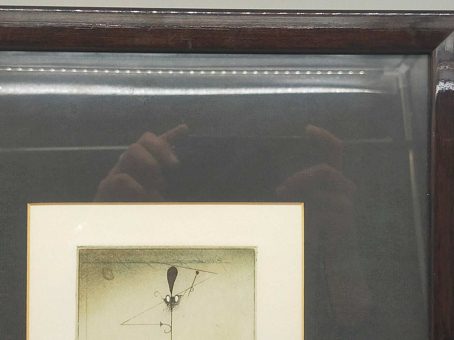 "Theobald" – Handsignierte Original Radierung von Werner, Limitiert 80/100