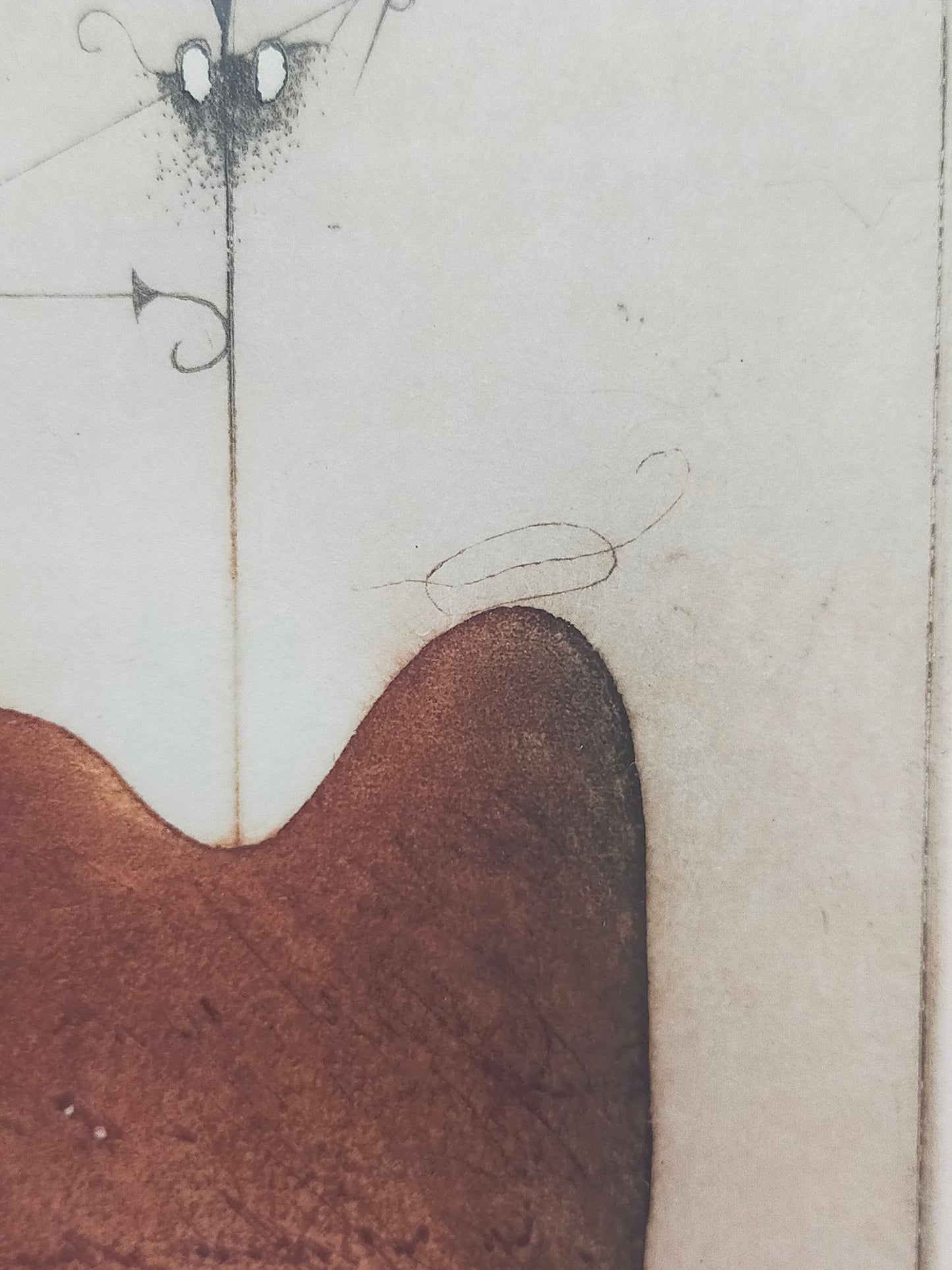 "Theobald" – Handsignierte Original Radierung von Werner, Limitiert 80/100