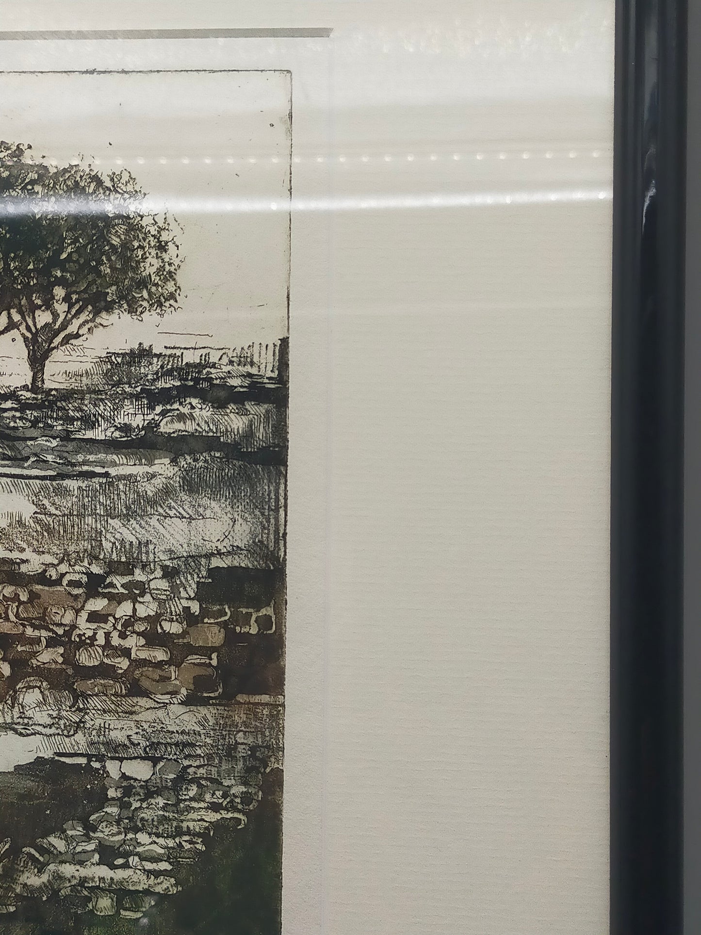 Marlene Mintert Radierung „Alentejo I“ – Signiertes Kunstwerk (1992)