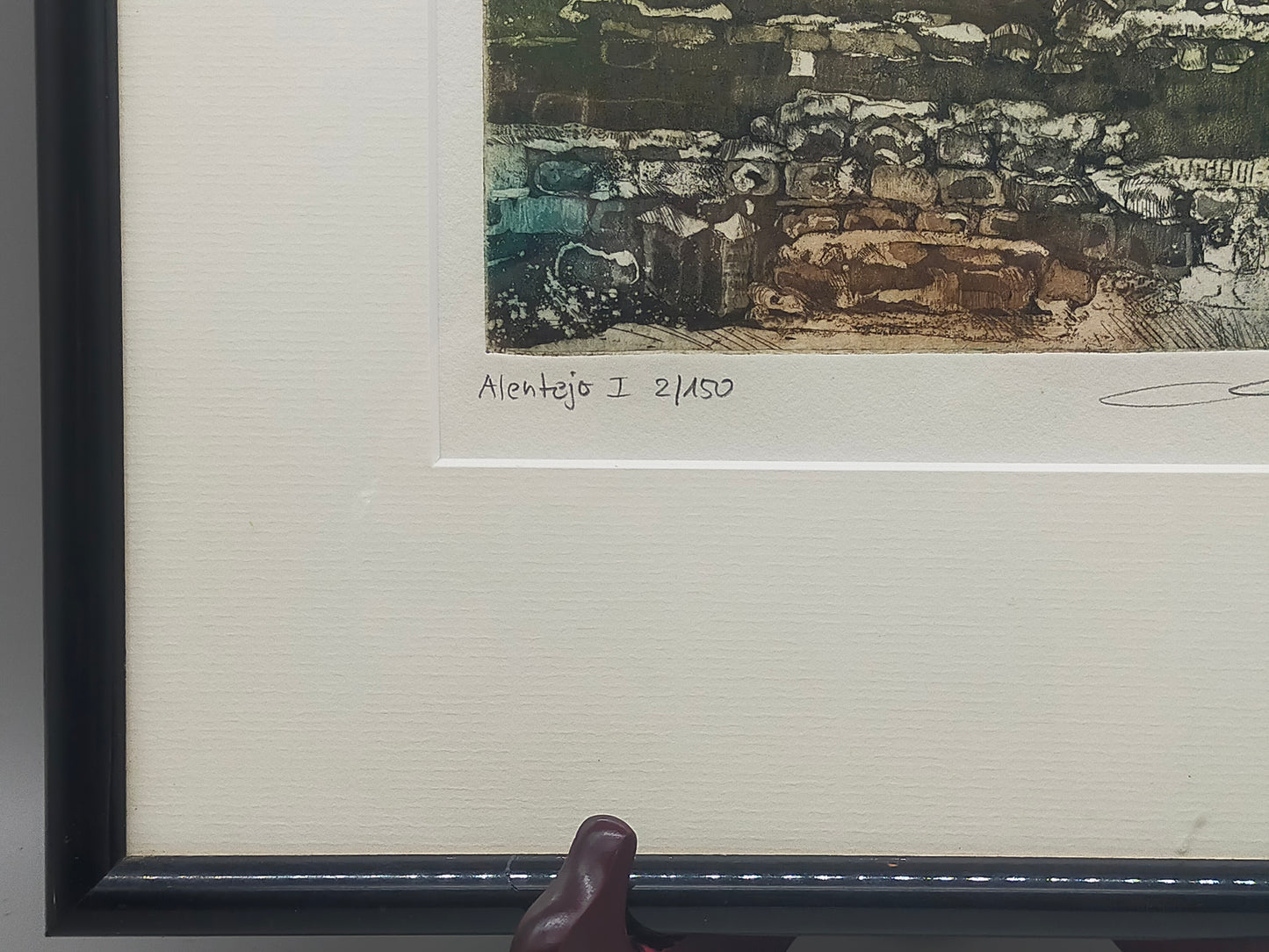 Marlene Mintert Radierung „Alentejo I“ – Signiertes Kunstwerk (1992)