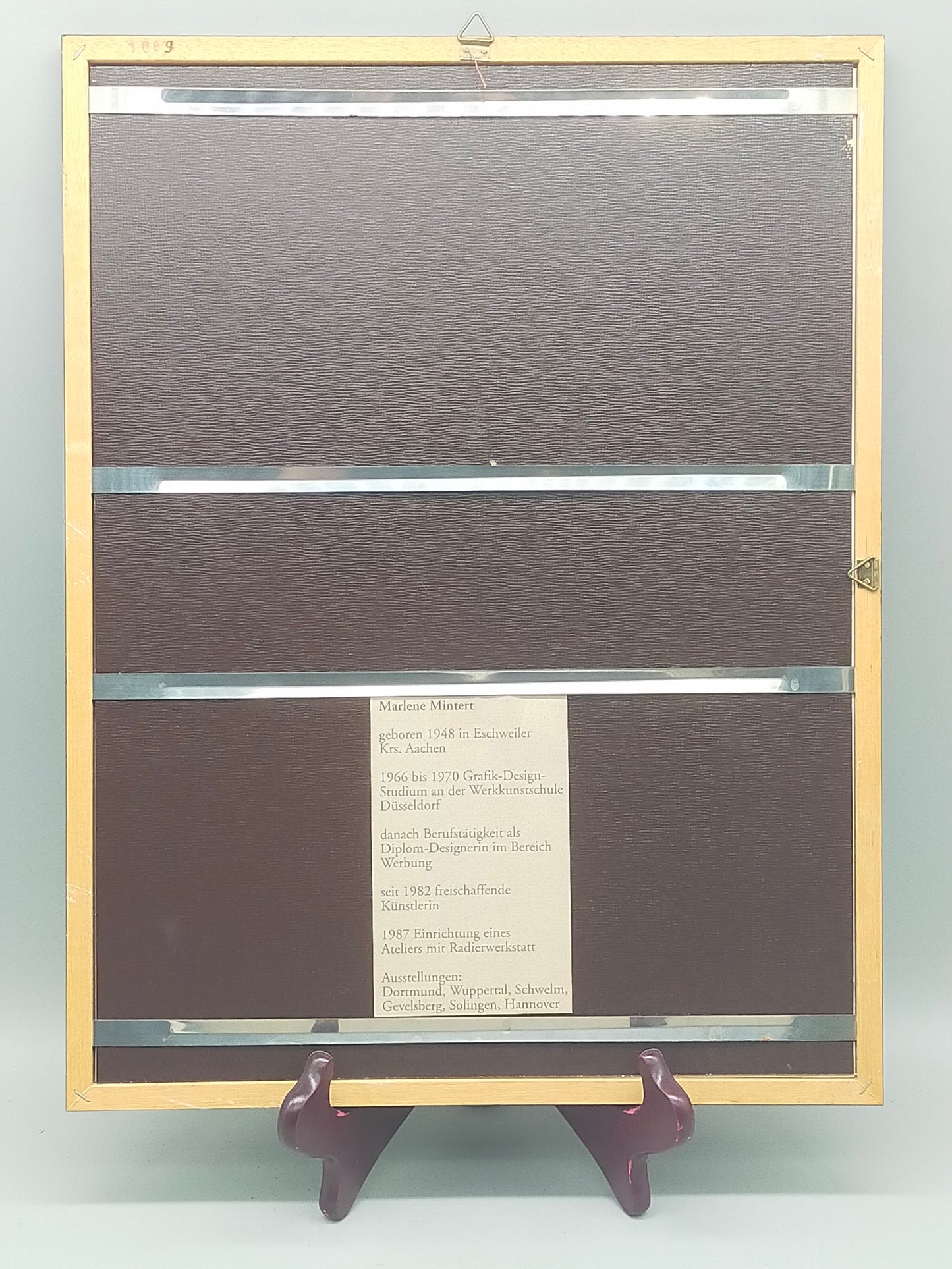 Marlene Mintert Radierung „Alentejo I“ – Signiertes Kunstwerk (1992)