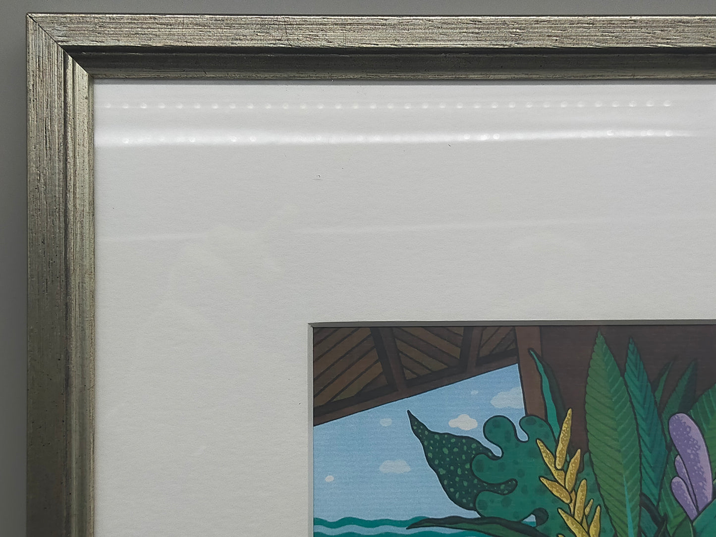 Farbenfroher Kunstdruck – Maritimes Stillleben von M. Kunz - Signiert