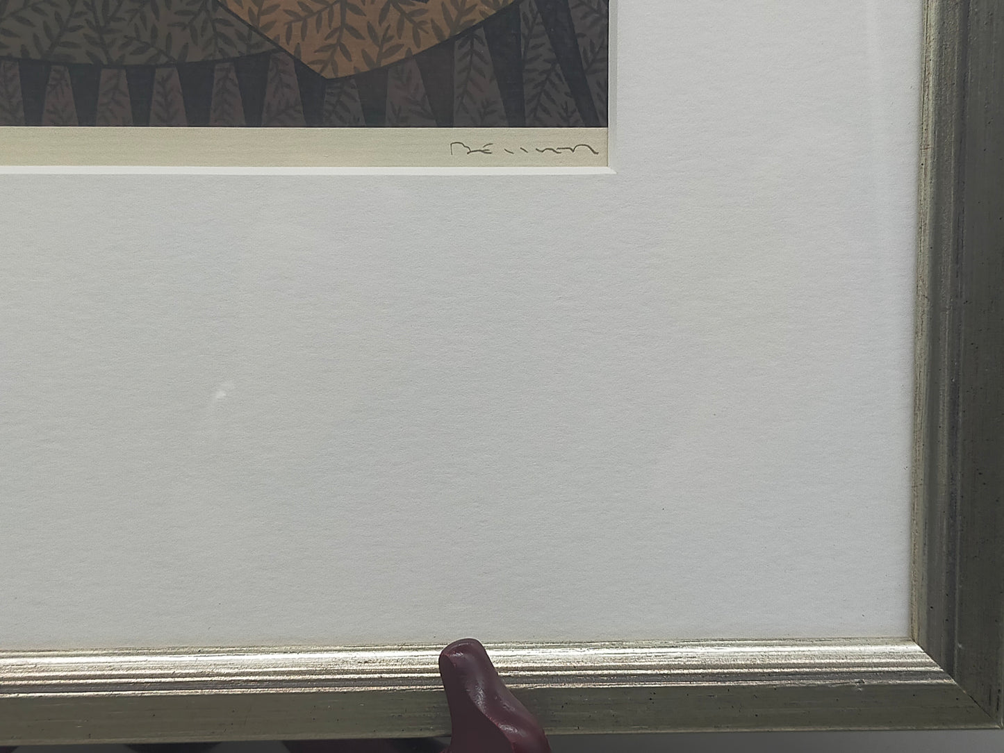 Farbenfroher Kunstdruck – Maritimes Stillleben von M. Kunz - Signiert