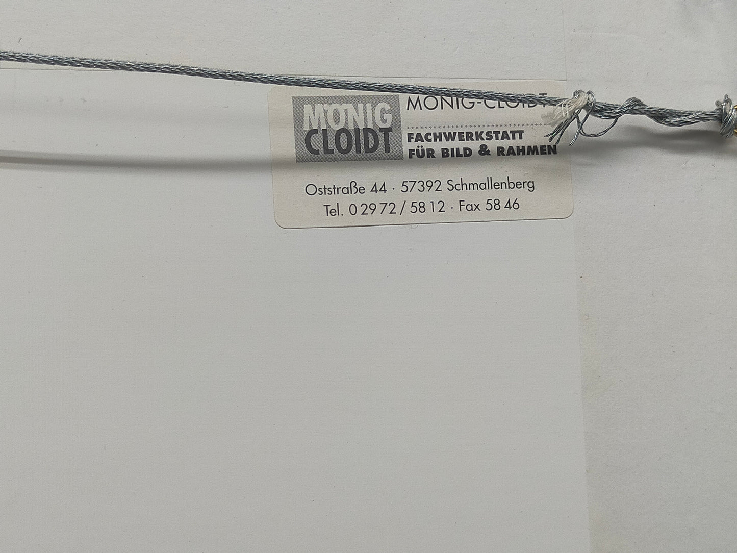 Maritime Kohlezeichnung „Fischerboot auf See“ – Signiert & Gerahmt (2001)