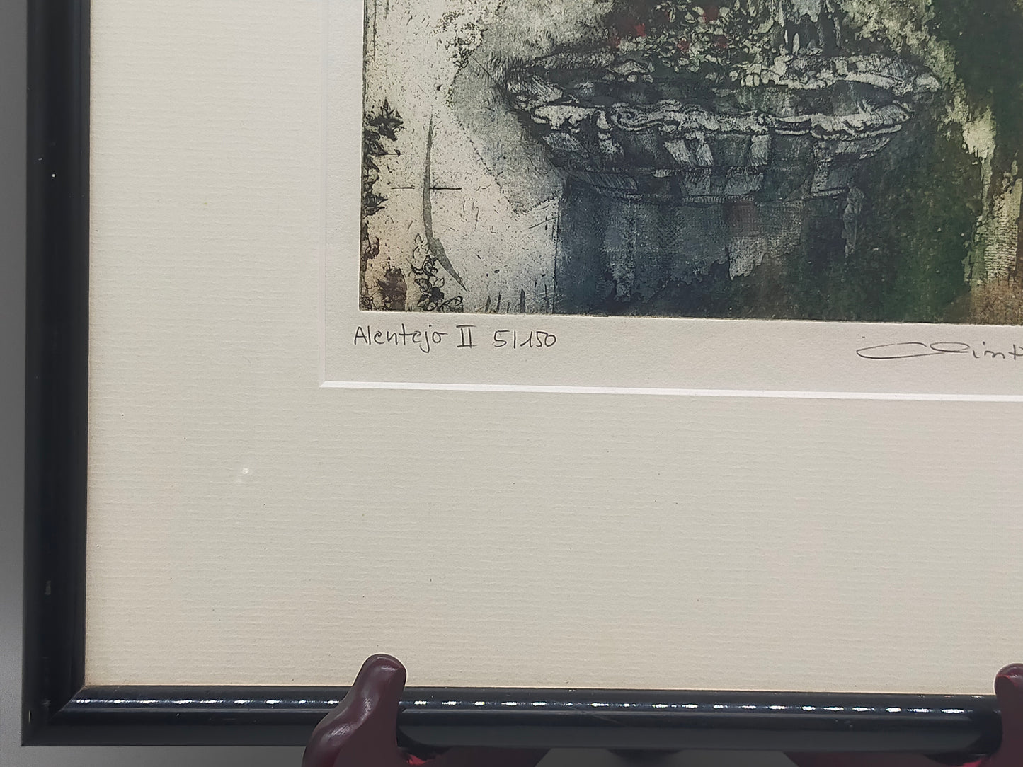 Titel Marlene Mintert Radierung Alentejo II Handsigniert & Limitiert