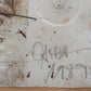 Abstrakte Kunstgrafik im Goldrahmen – Handsigniert & Limitiert (1989)