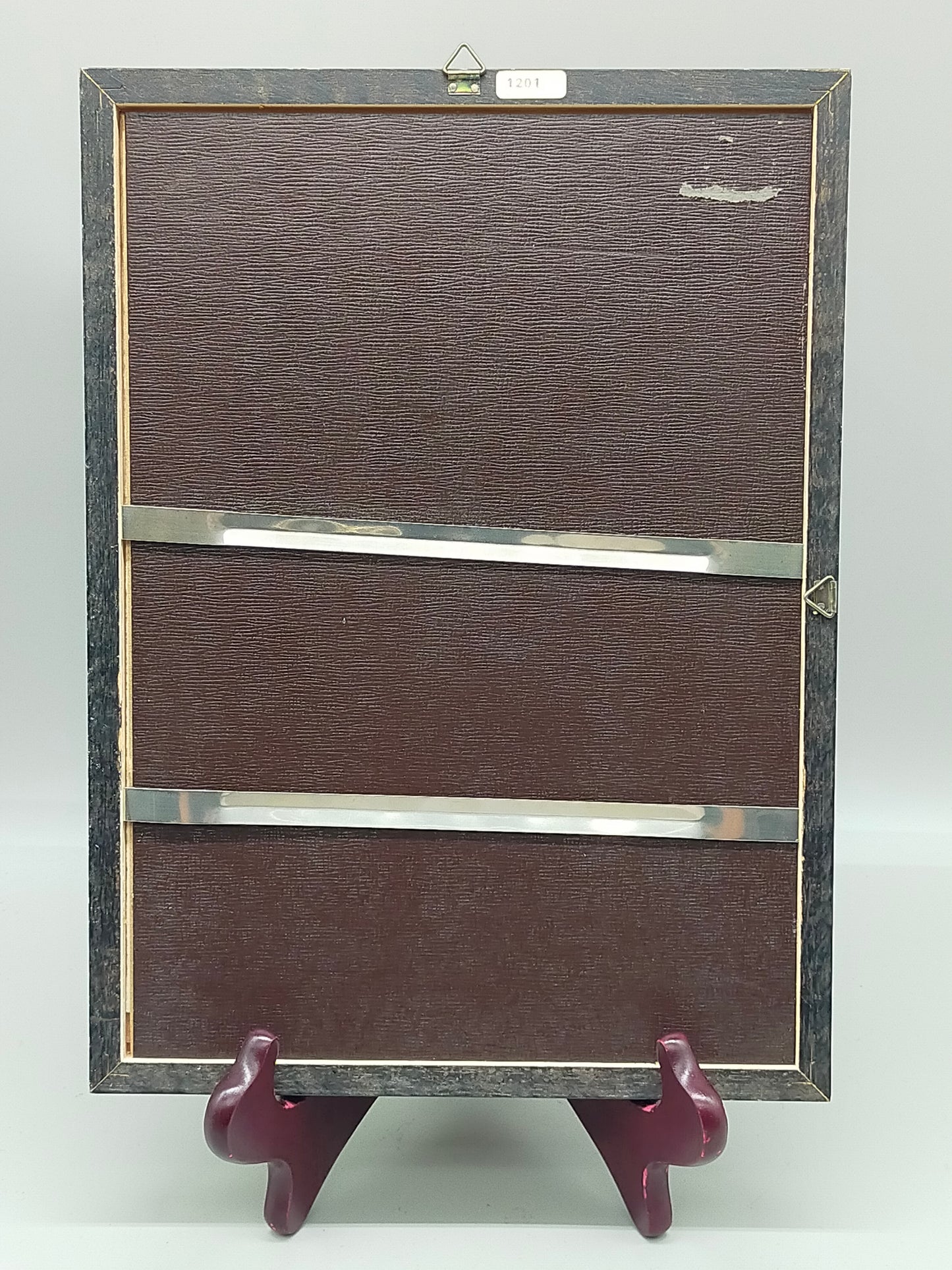 Abstrakte Kunstgrafik im Goldrahmen – Handsigniert & Limitiert (1989)