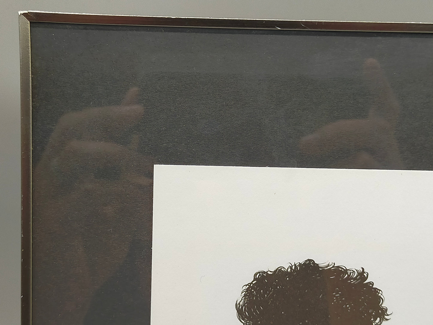 Michael Mathias Limitierte Anais Nin Grafik im Rahmen Kunstvolles Porträt