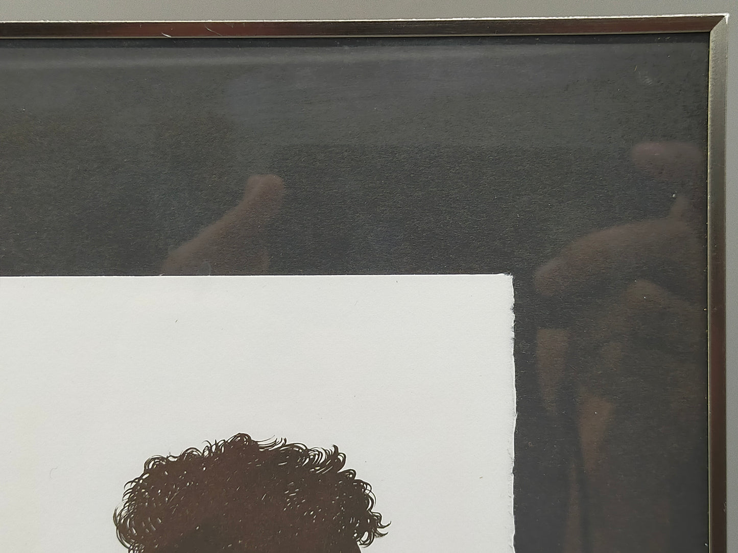 Michael Mathias Limitierte Anais Nin Grafik im Rahmen Kunstvolles Porträt