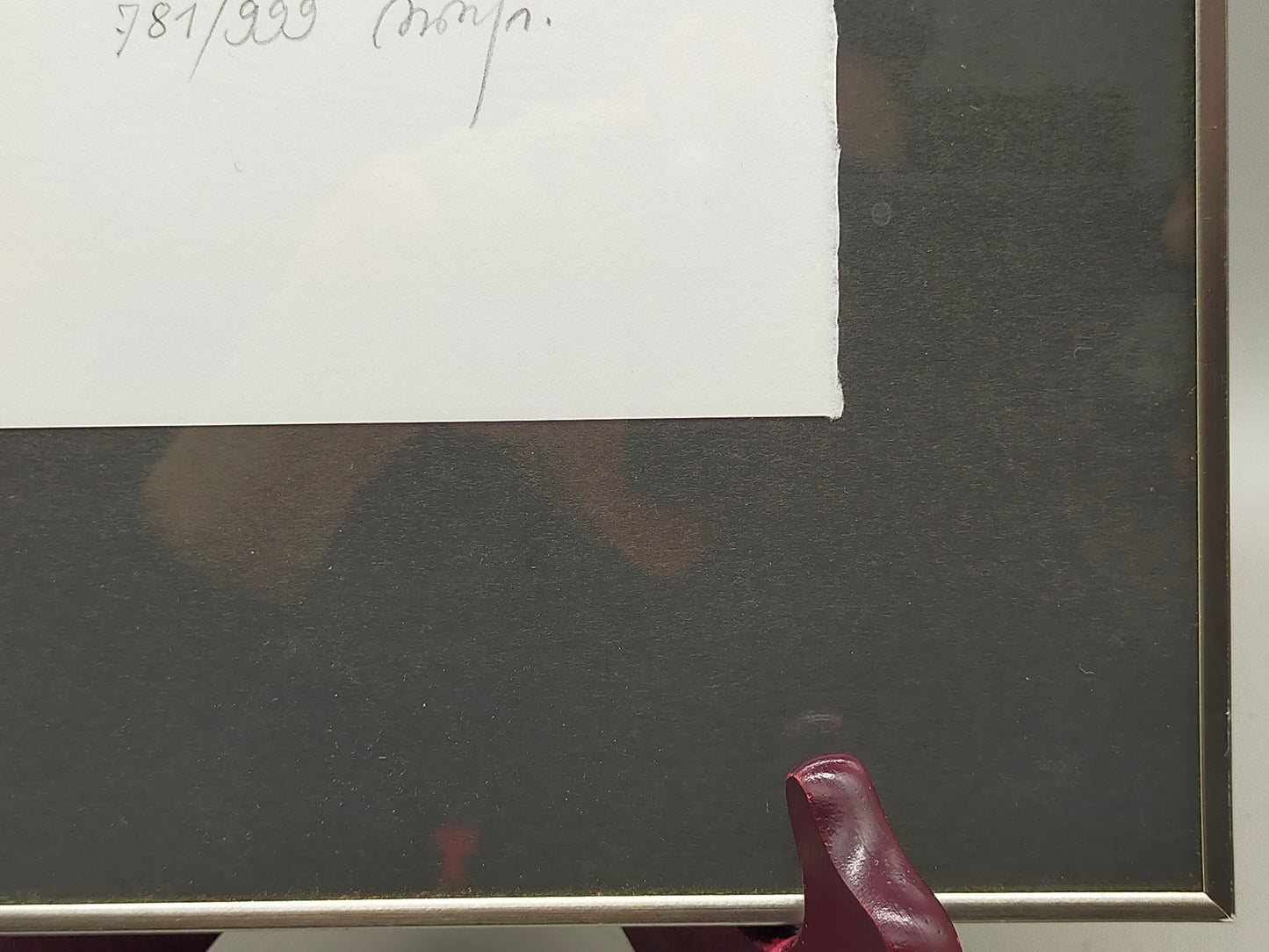 Michael Mathias Limitierte Anais Nin Grafik im Rahmen Kunstvolles Porträt