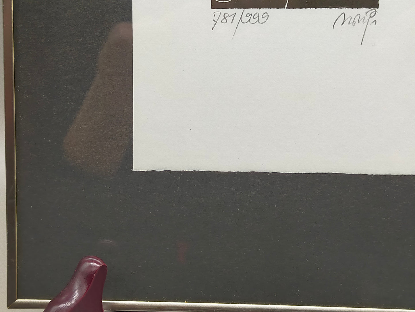 Michael Mathias Limitierte Grafik Swift von Moiré Surrealistisches Porträt