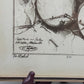 Original Zeichnung „Fallobst“ von 1982 – Handsigniertes Stillleben im Rahmen