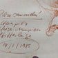 Original Zeichnung „Pilze sammeln“ von 1985 – Signiert & Gerahmt