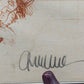 Original Zeichnung „Pilze sammeln“ von 1985 – Signiert & Gerahmt