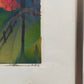 Moderner Kunstdruck „Rotes Haus“ – Handsigniert & Limitiert (33/100)