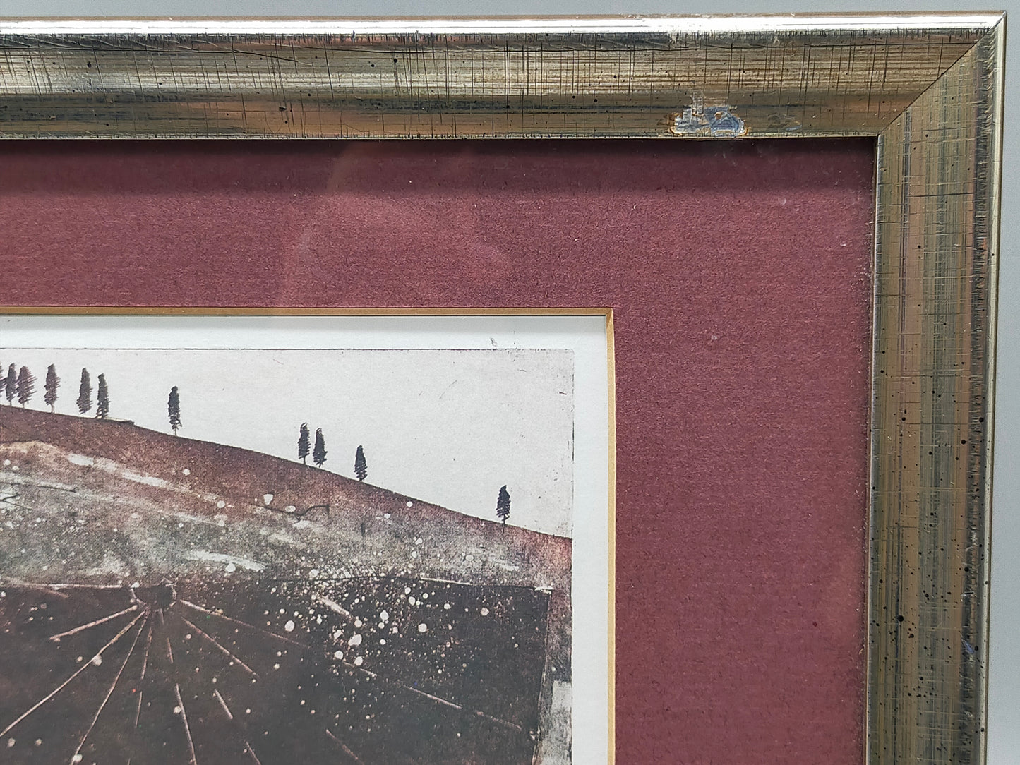 Original Radierung „Toscana II“ – Handsigniert & Gerahmt (1982)