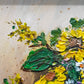 Charmantes Ölgemälde Sonnenblumen in Vase – Signiertes Blumenstillleben