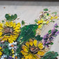Charmantes Ölgemälde Sonnenblumen in Vase – Signiertes Blumenstillleben