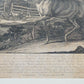 Historischer Kupferstich Johann Elias Ridinger – Der Prachtvolle Hirsch