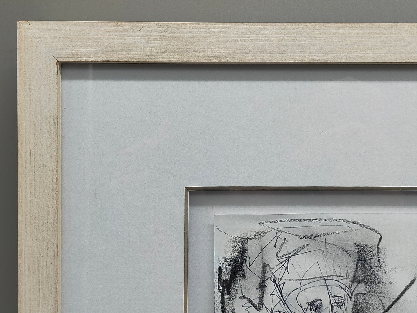 Modernes Triptychon Abstrakte Kunst – 3er Grafik im Holzrahmen