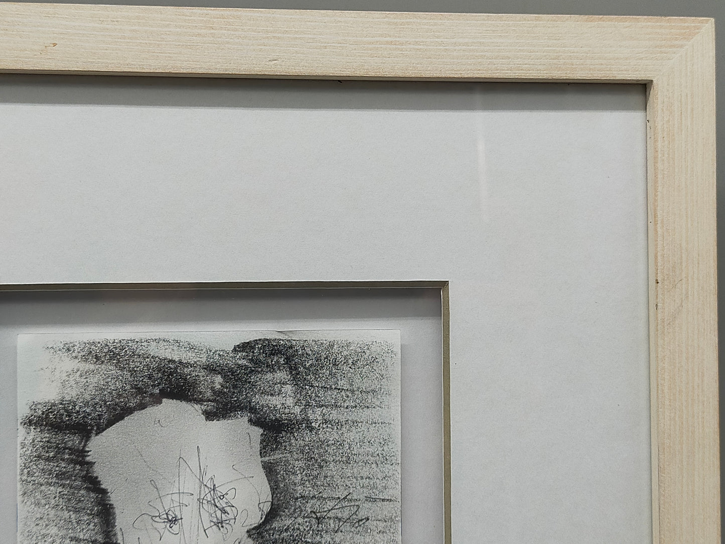 Modernes Triptychon Abstrakte Kunst – 3er Grafik im Holzrahmen