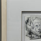Modernes Triptychon Abstrakte Kunst – 3er Grafik im Holzrahmen