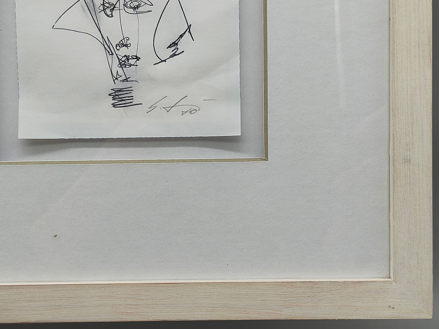 Modernes Triptychon Abstrakte Kunst – 3er -  Grafik im Holzrahmen