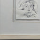 Modernes Triptychon Abstrakte Kunst – 3er -  Grafik im Holzrahmen