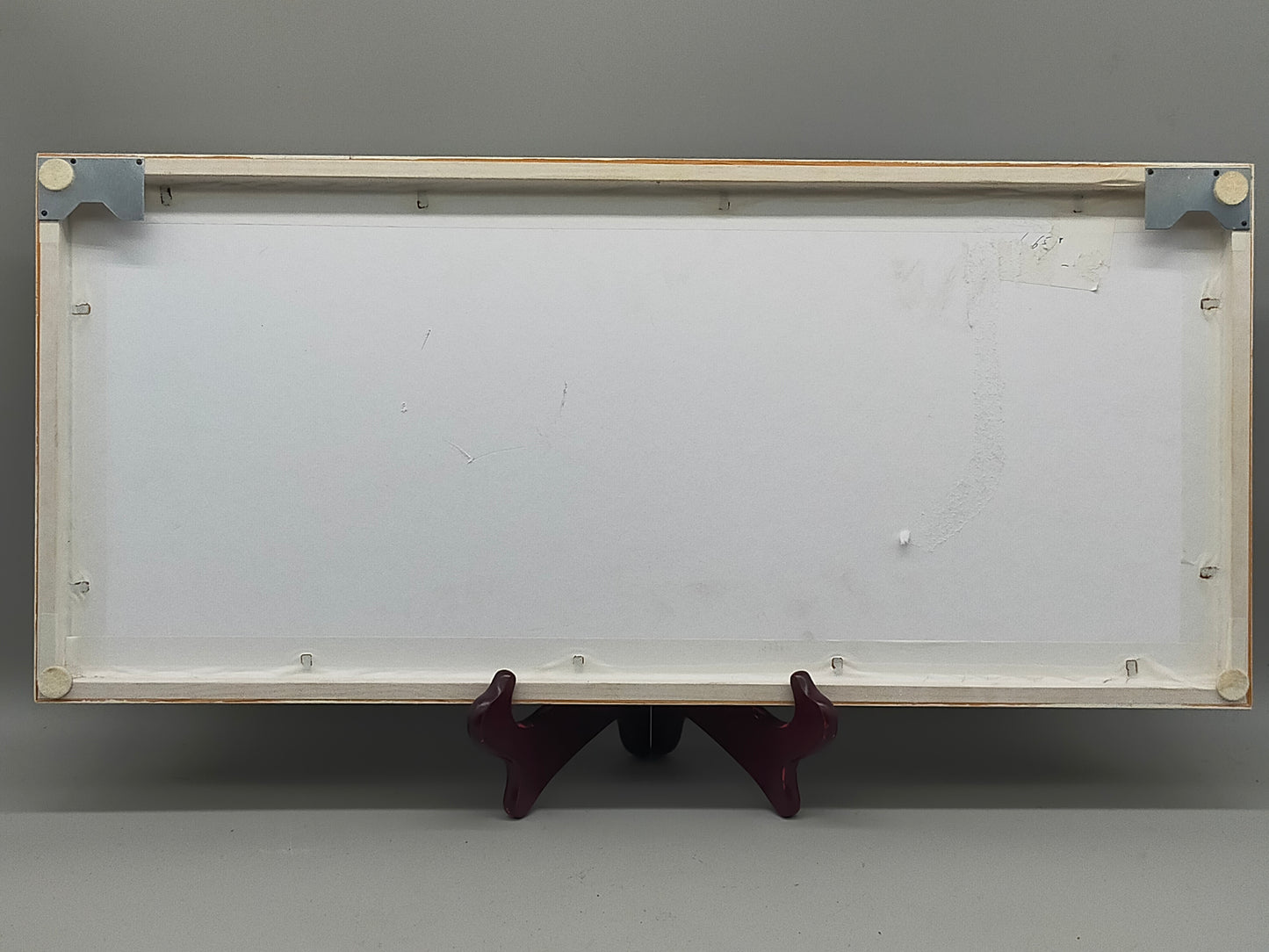 Modernes Triptychon Abstrakte Kunst – 3er -  Grafik im Holzrahmen
