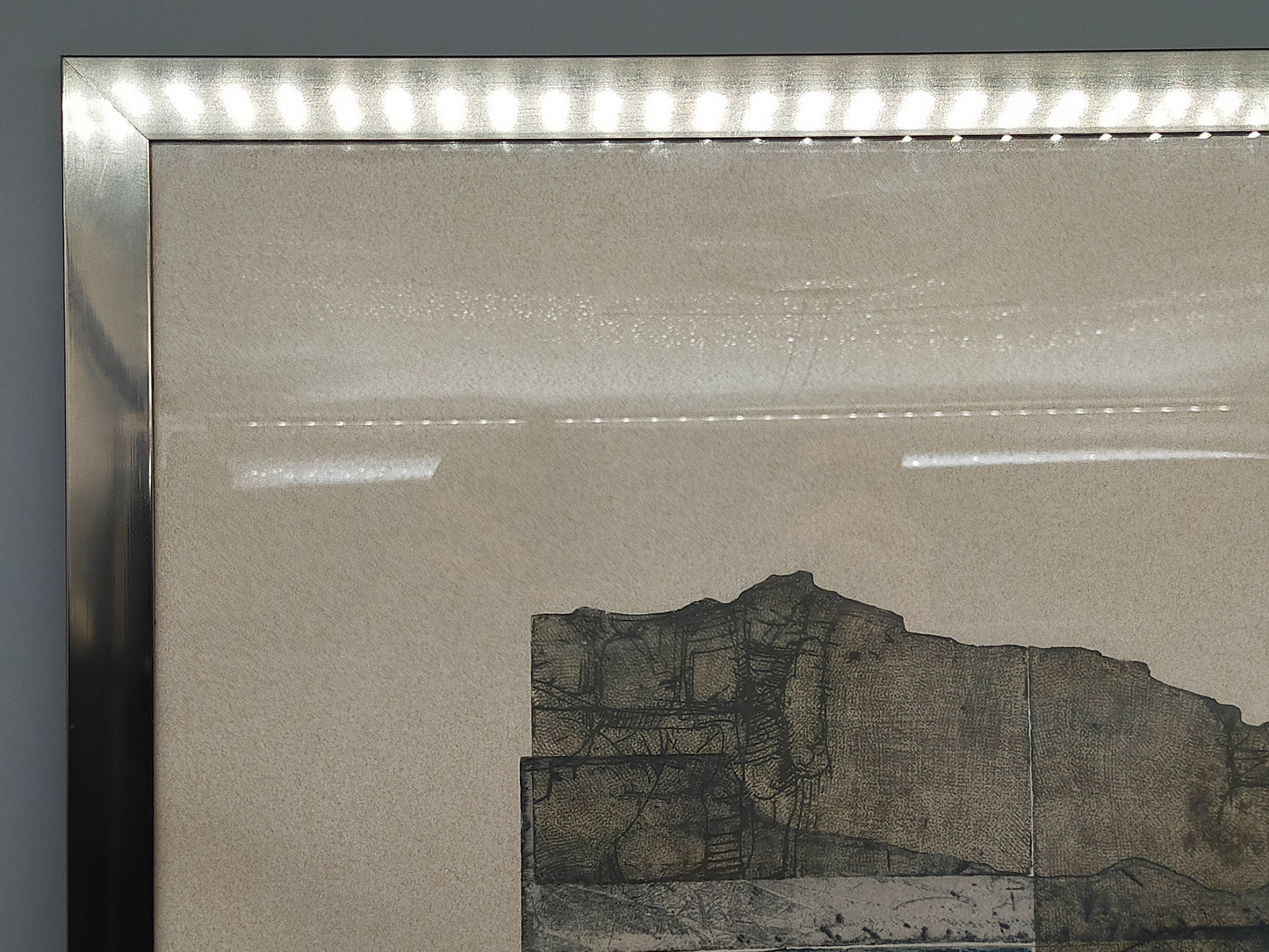 Abstrakte Farbradierung „Variation III“ – von Chumu Signierte Grafik von 1984