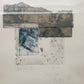 Abstrakte Farbradierung „Variation III“ – von Chumu Signierte Grafik von 1984