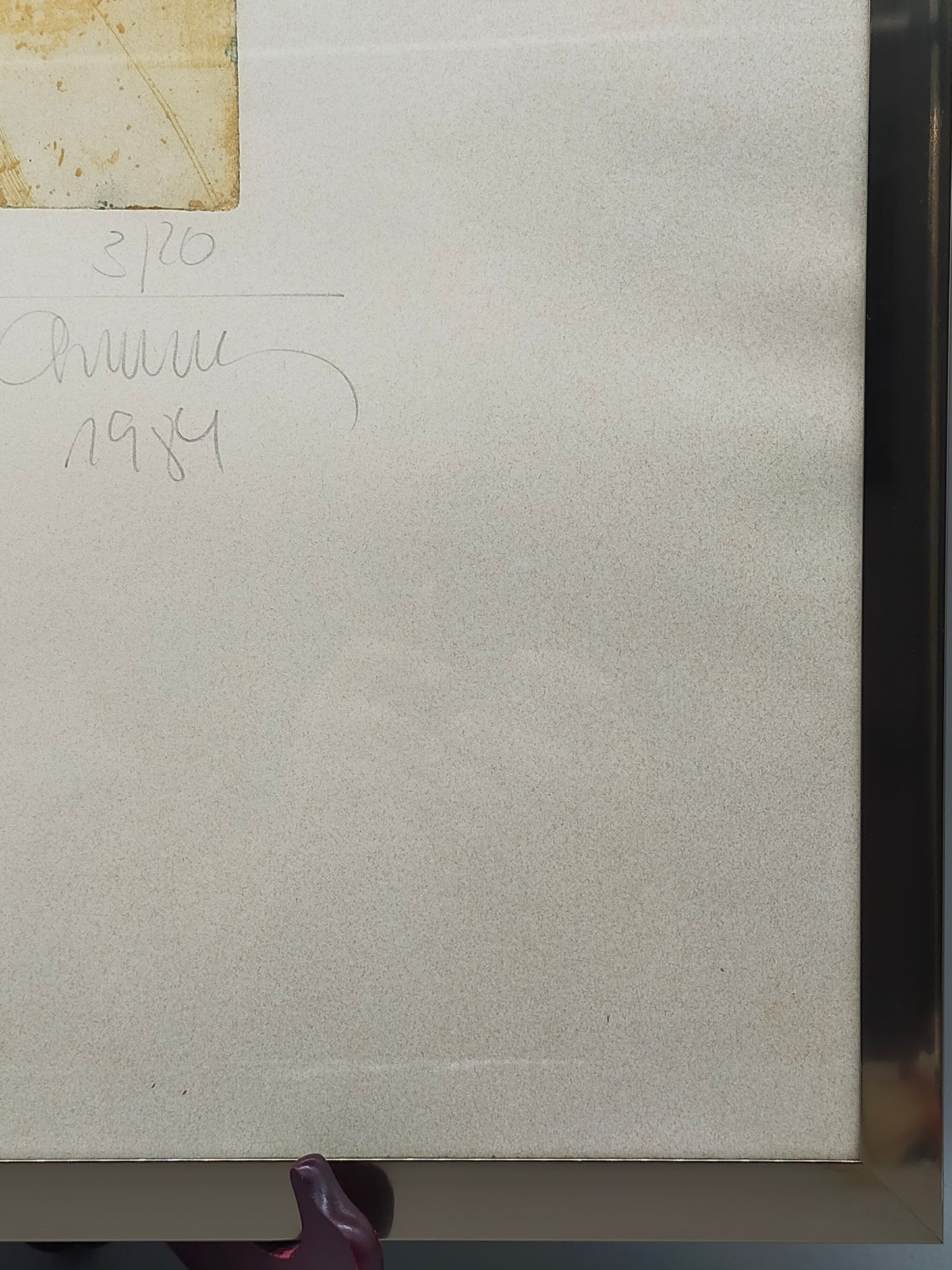 Abstrakte Kunst „Variation IV“ von Chumu (1984) – Signierter Kunstdruck