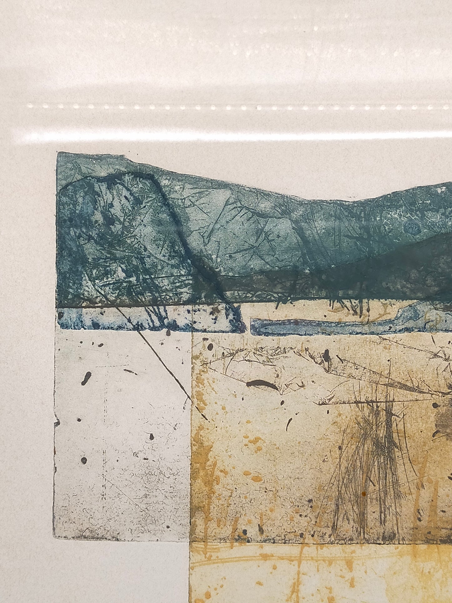 Abstrakte Kunst „Variation IV“ von Chumu (1984) – Signierter Kunstdruck