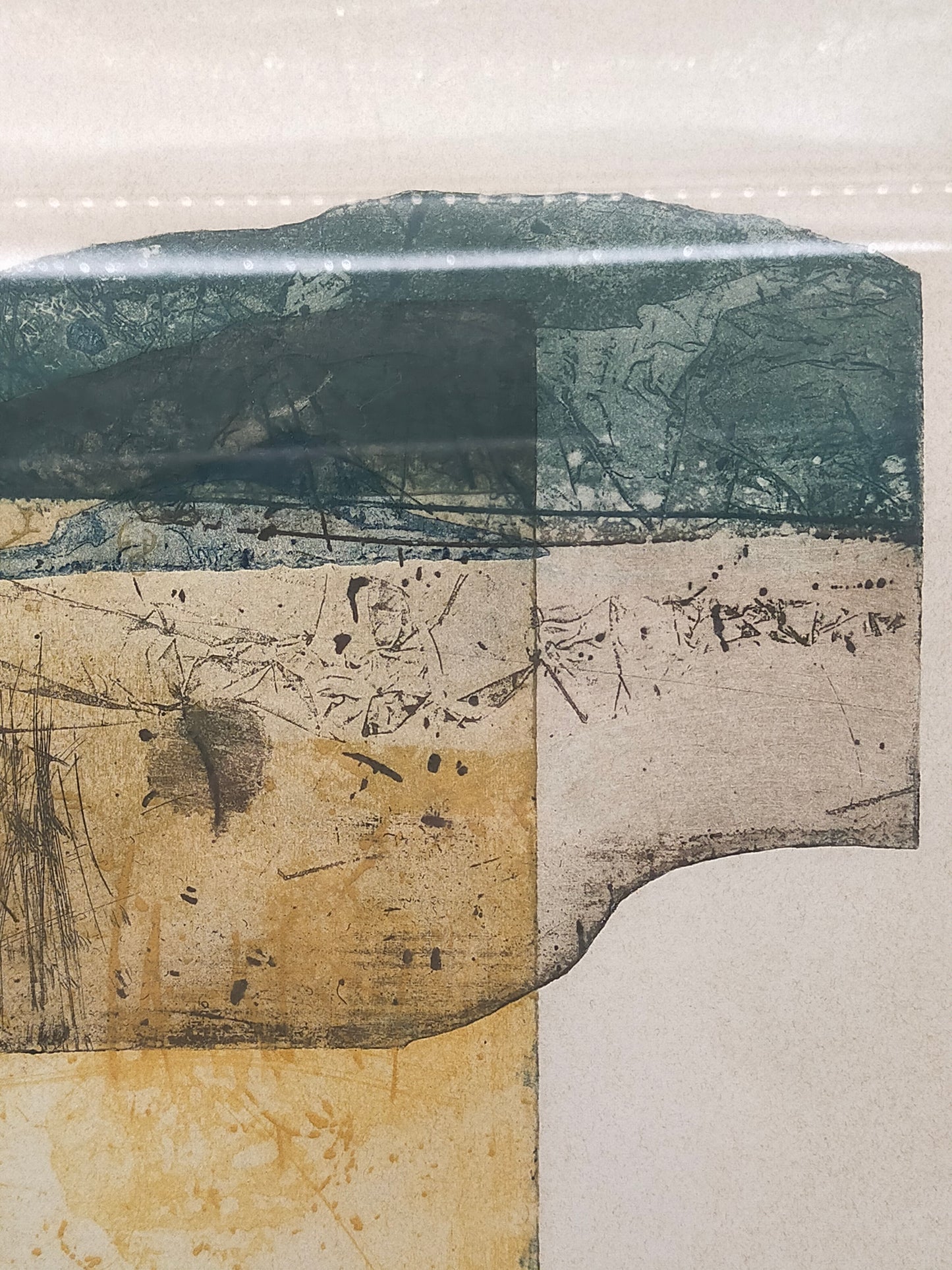 Abstrakte Kunst „Variation IV“ von Chumu (1984) – Signierter Kunstdruck