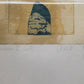 Künstlerischer Kunstdruck "Variation I" – von Chumu -  Abstraktes Bergmotiv 1989