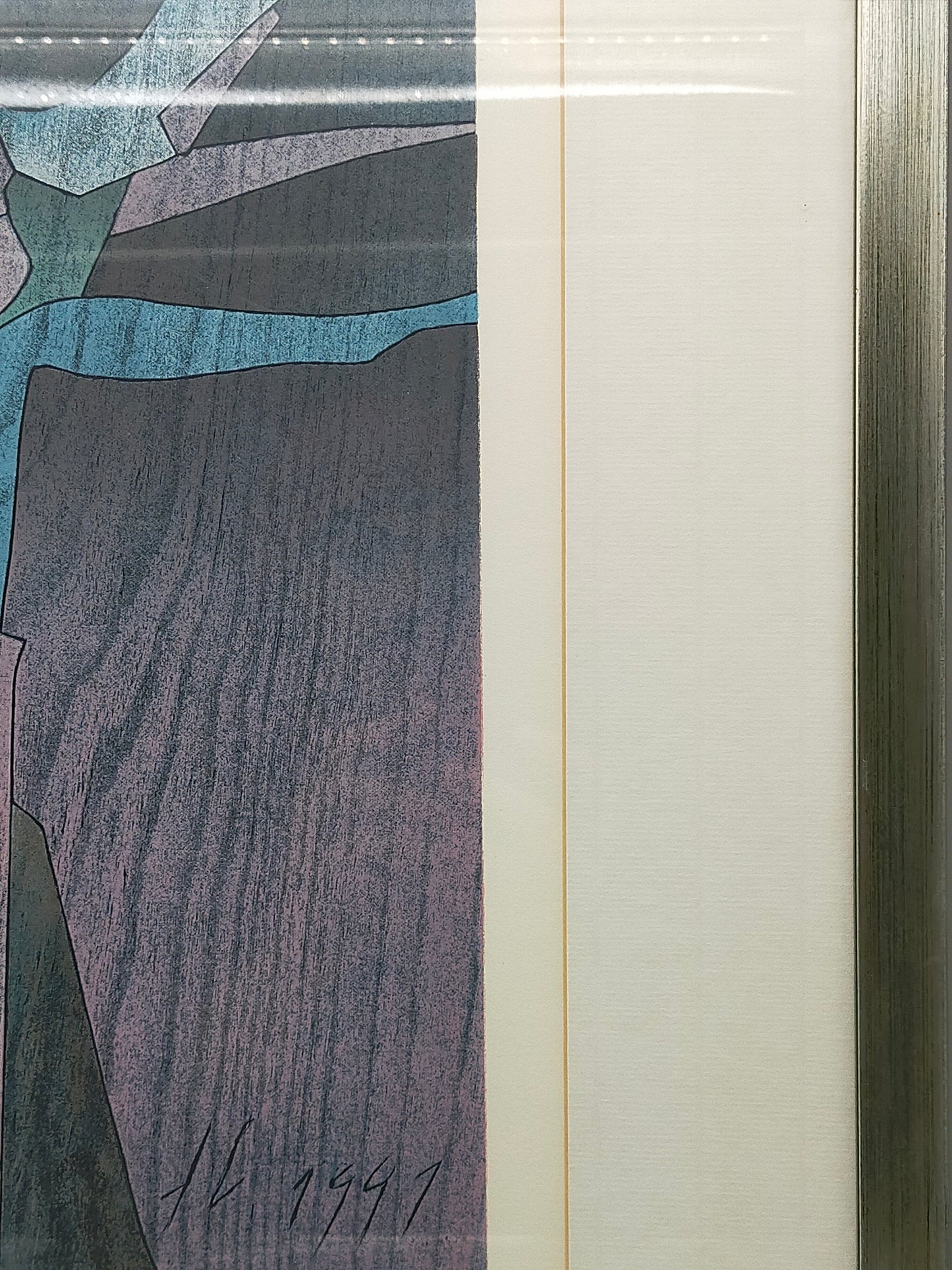 Franz Eggenschwiler „Baumfrau“ Holzdruck – Signiertes Kunstwerk 1991/1995