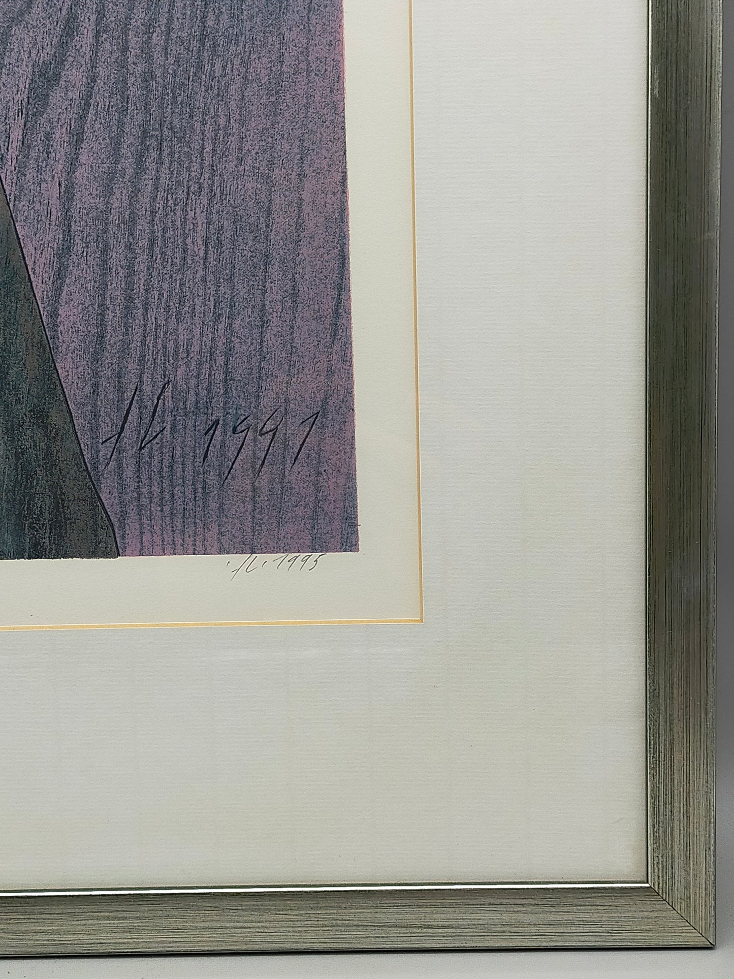 Franz Eggenschwiler „Baumfrau“ Holzdruck – Signiertes Kunstwerk 1991/1995