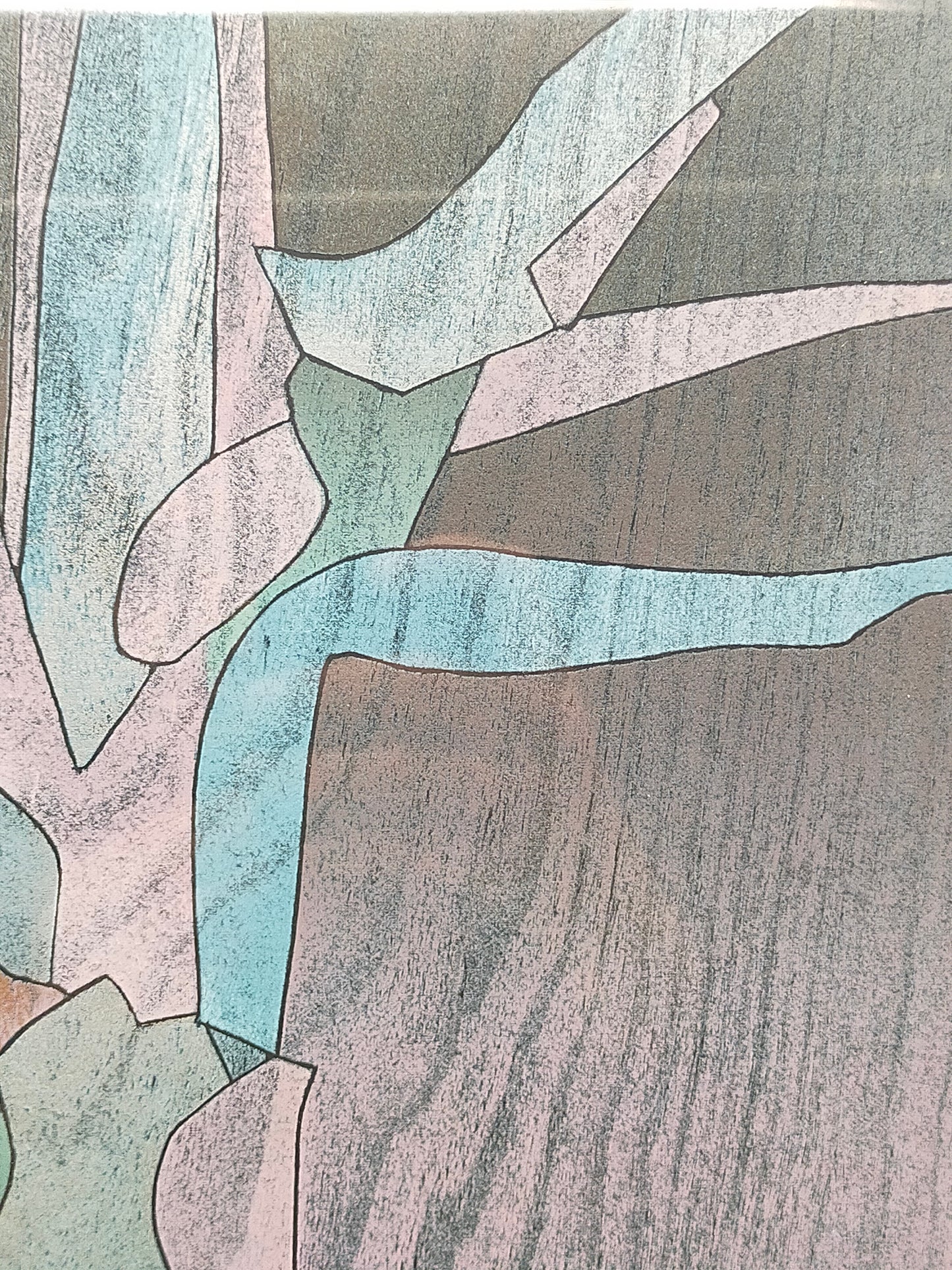 Franz Eggenschwiler „Baumfrau“ Holzdruck – Signiertes Kunstwerk 1991/1995