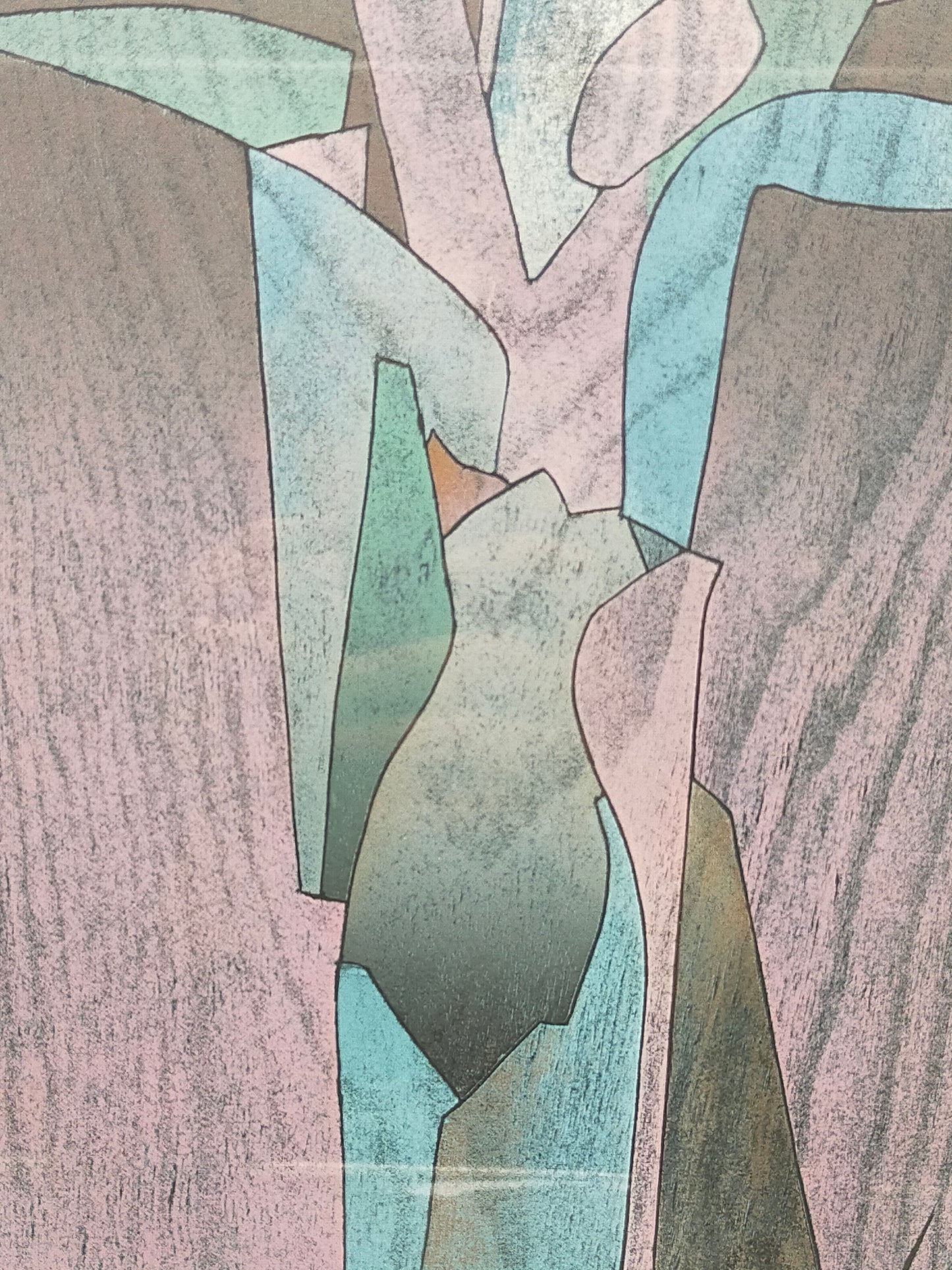 Franz Eggenschwiler „Baumfrau“ Holzdruck – Signiertes Kunstwerk 1991/1995