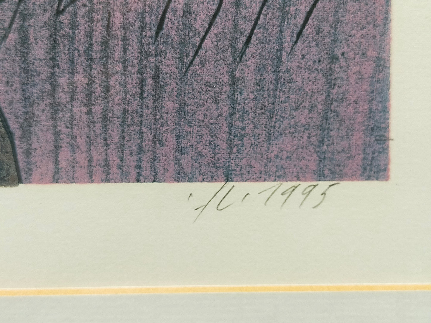 Franz Eggenschwiler „Baumfrau“ Holzdruck – Signiertes Kunstwerk 1991/1995