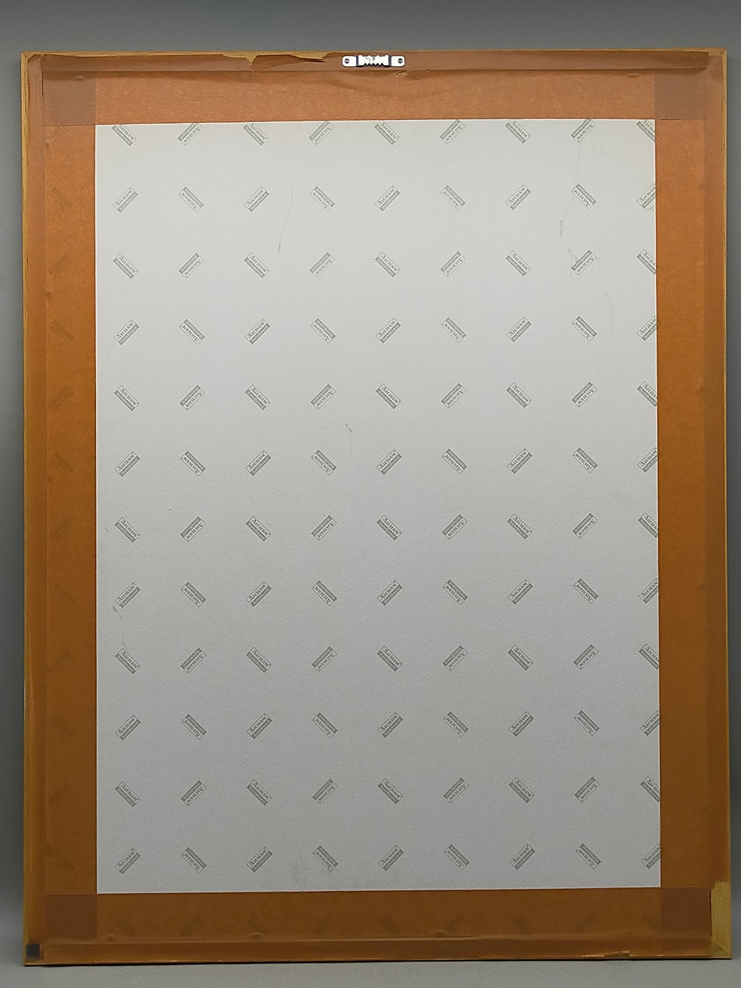 Abstrakter Farbdruck "Ochsen, Vordernberg" – Handsigniert & Gerahmt
