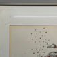 Originelles Schreibmaschinen-Stillleben – Künstlerische Lithografie von 1990
