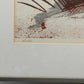 Originelles Schreibmaschinen-Stillleben – Künstlerische Lithografie von 1990